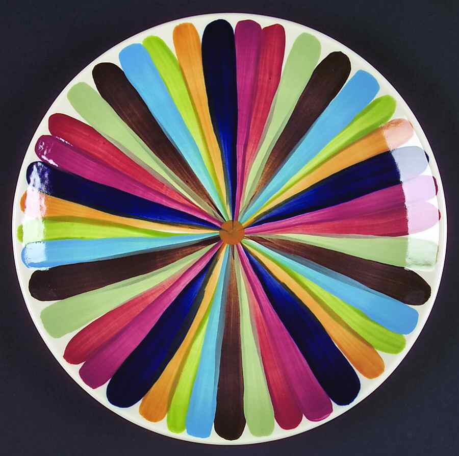 Tango Dinner Plate by Gail Pittman-1