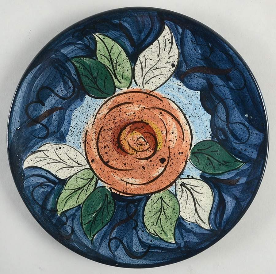 Rambling Rose Salad Plate by Gail Pittman-1