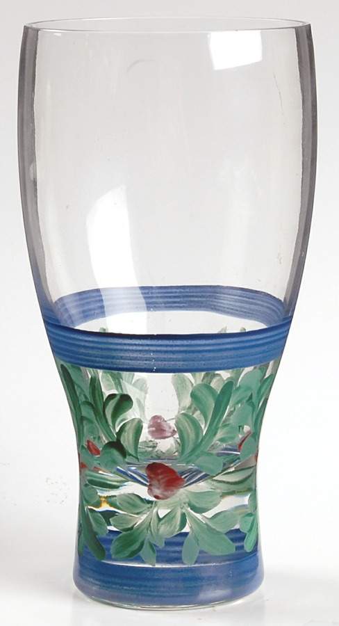 Blue Juniper 14 Oz Flat Glassware Water/Tea Goblet by Gail Pittman-1
