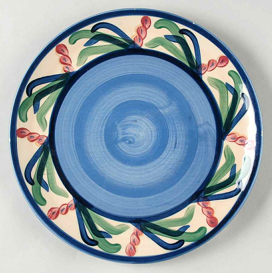 Blue Juniper Dinner Plate by Gail Pittman-1