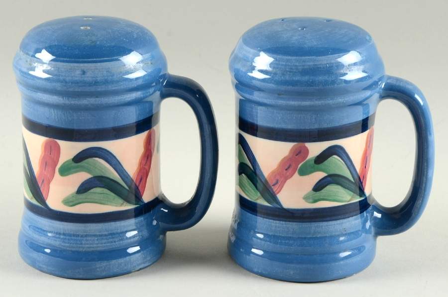 Blue Juniper Salt & Pepper Set by Gail Pittman-1