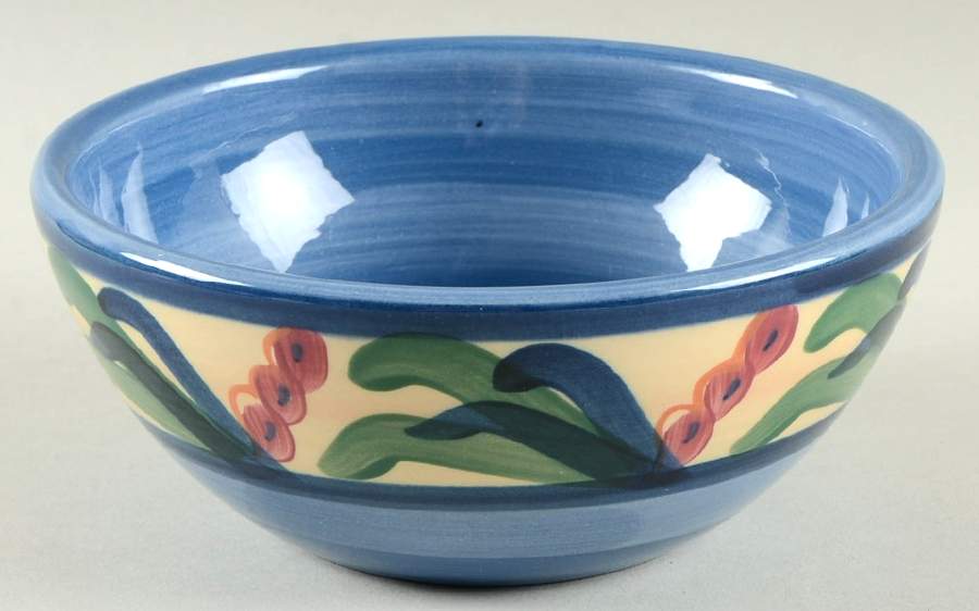 Blue Juniper Coupe Cereal Bowl by Gail Pittman-1