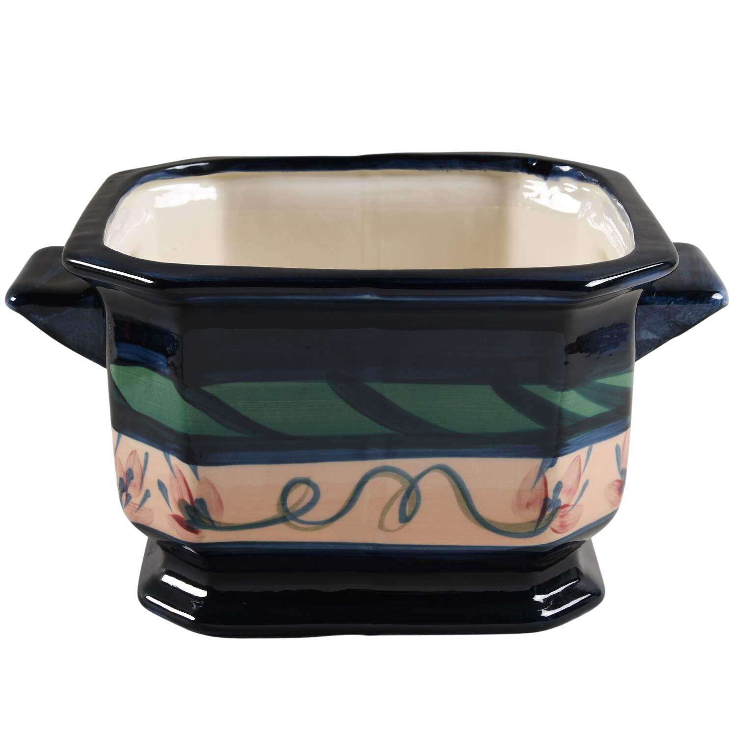 Light Blue Grapevine Tureen No Lid by Gail Pittman-1