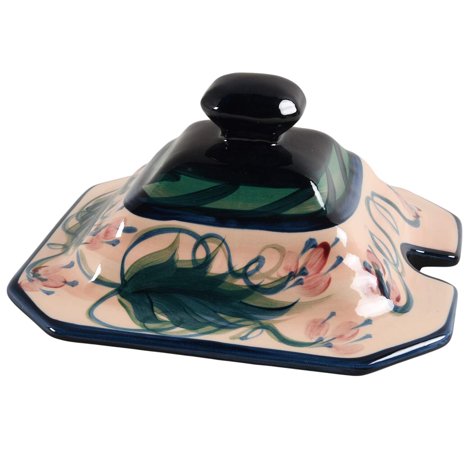 Light Blue Grapevine Lid for Tureen by Gail Pittman-1