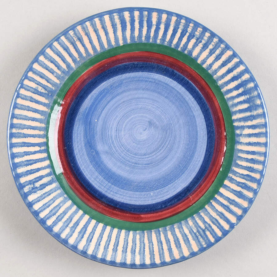 Blue Azalea Salad Plate by Gail Pittman-1