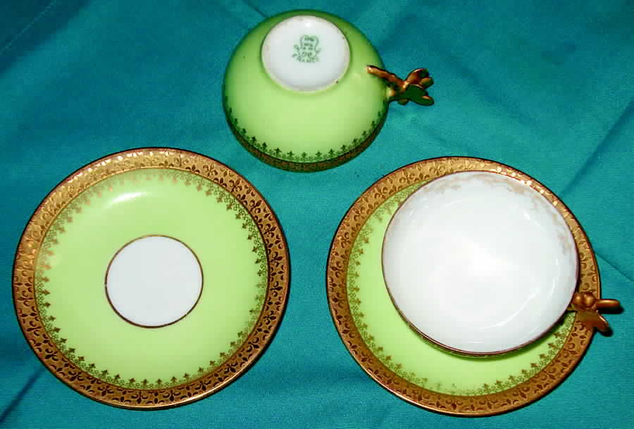 Gue444 Flat Cup & Saucer Set by WM Guerin-1