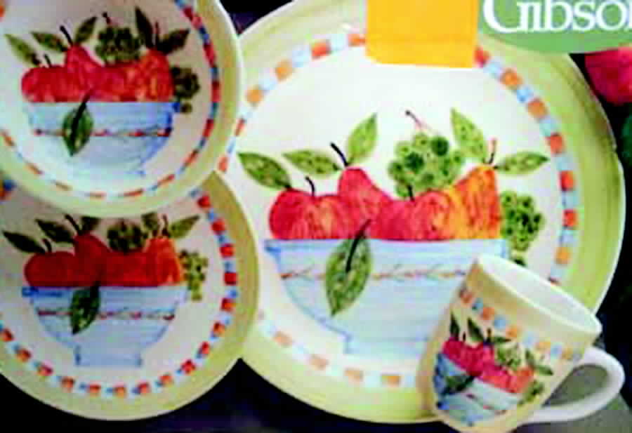 Apple Cider Dinner Plate by Gibson Designs-1