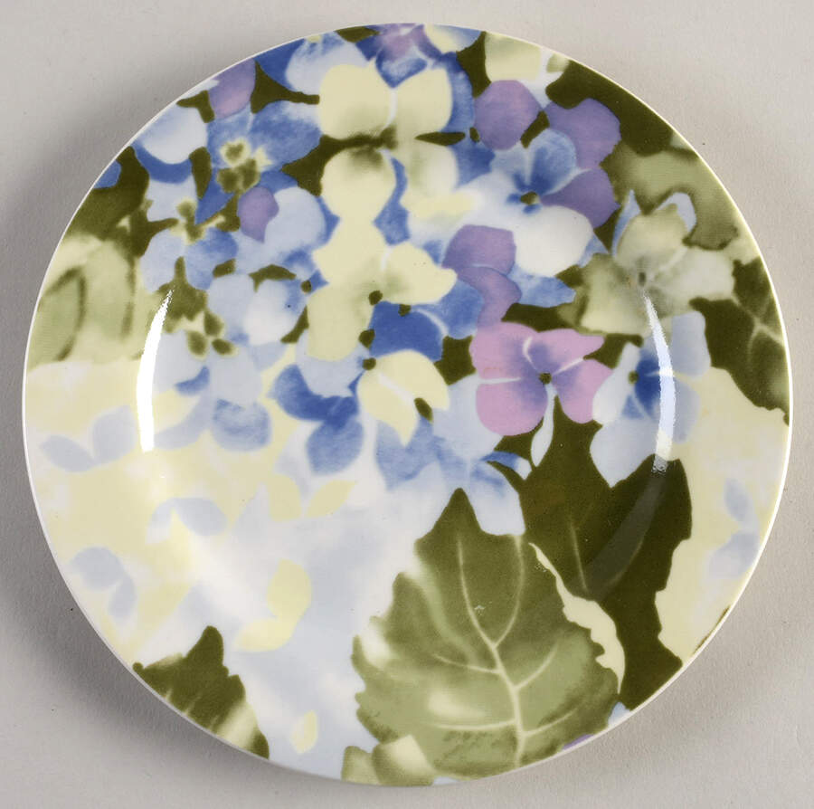 Summer Hydrangea Salad Plate by Gibson Designs-1