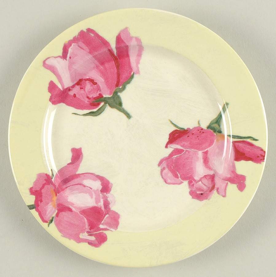 Rose Wine Bottle Coaster by Faiencerie De Gien-1