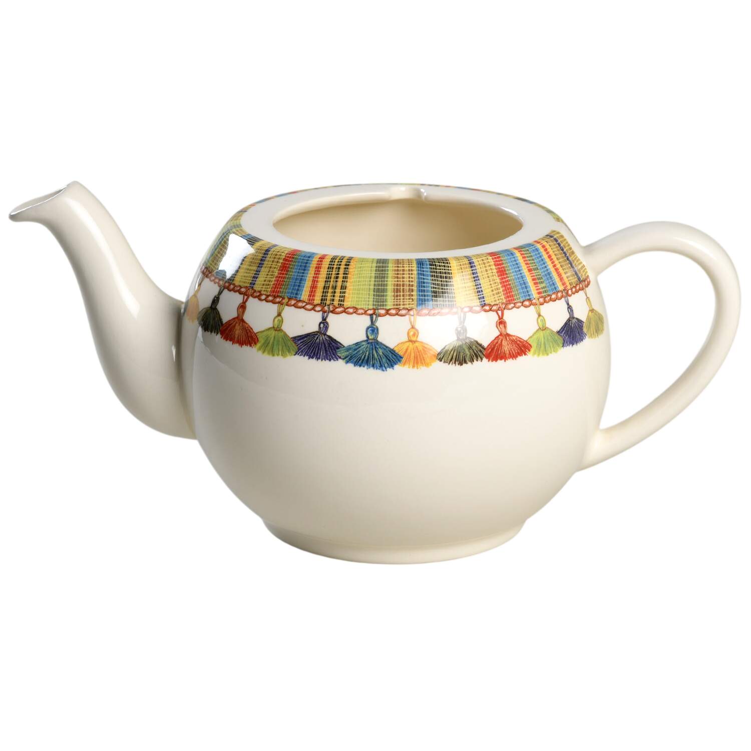 Taffetas Teapot No Lid by Faiencerie De Gien-1