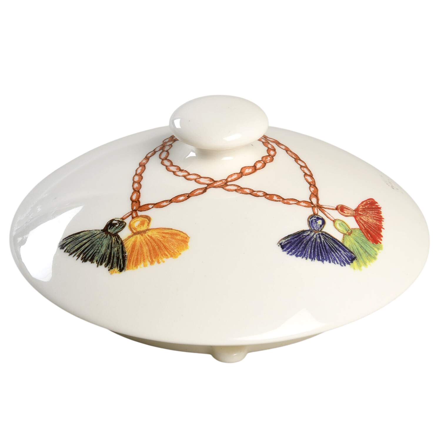 Taffetas Lid for Teapot by Faiencerie De Gien-1