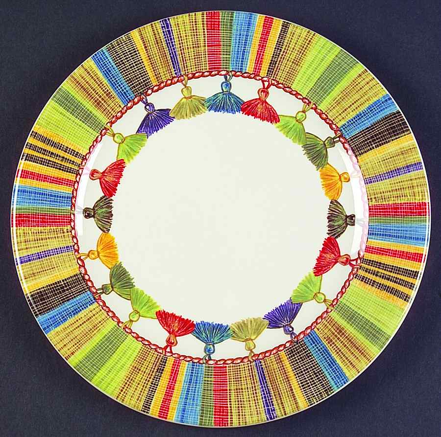 Taffetas Salad/Dessert Plate by Faiencerie De Gien-1