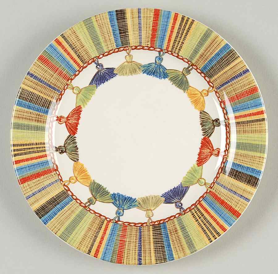 Taffetas Bread & Butter Plate by Faiencerie De Gien-1