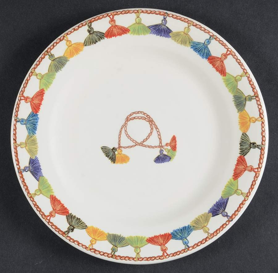 Taffetas Salad/Dessert Plate by Faiencerie De Gien-1