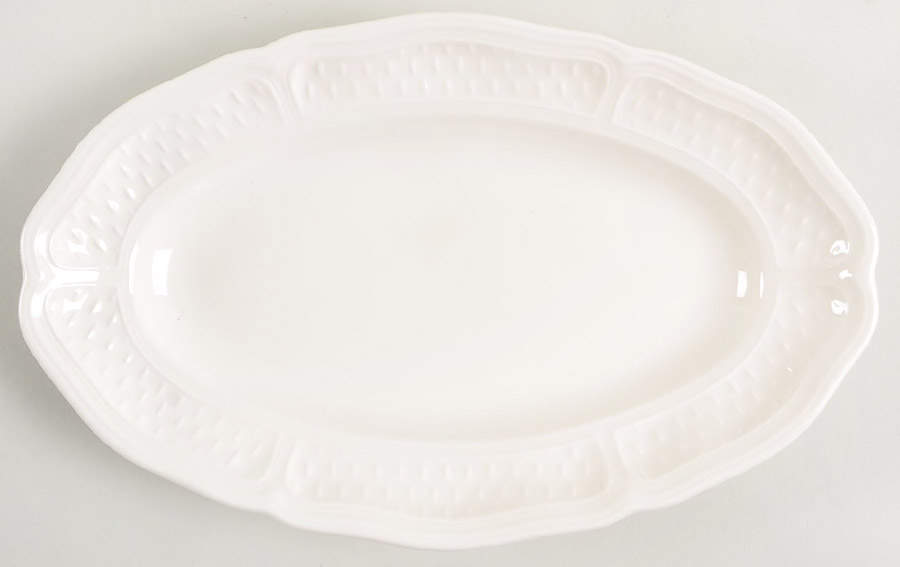 Pont Aux Choux (White) Pickle Dish by Faiencerie De Gien-1