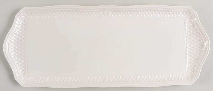 Pont Aux Choux (White) 14" Rectangular Tray by Faiencerie De Gien-1