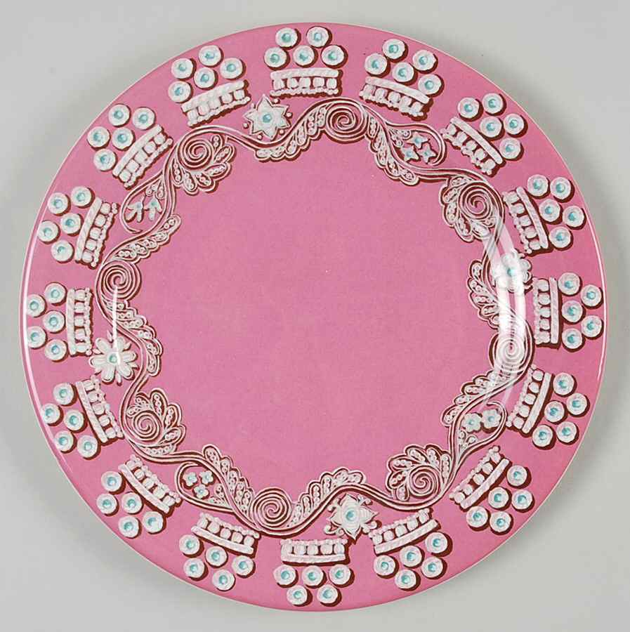 Paseo Dessert/Pie Plate by Faiencerie De Gien-1