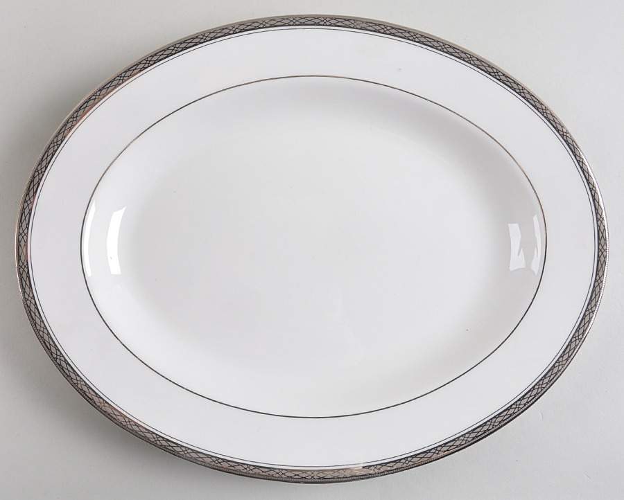 Portsmouth 13" Oval Serving Platter by Gorham-1