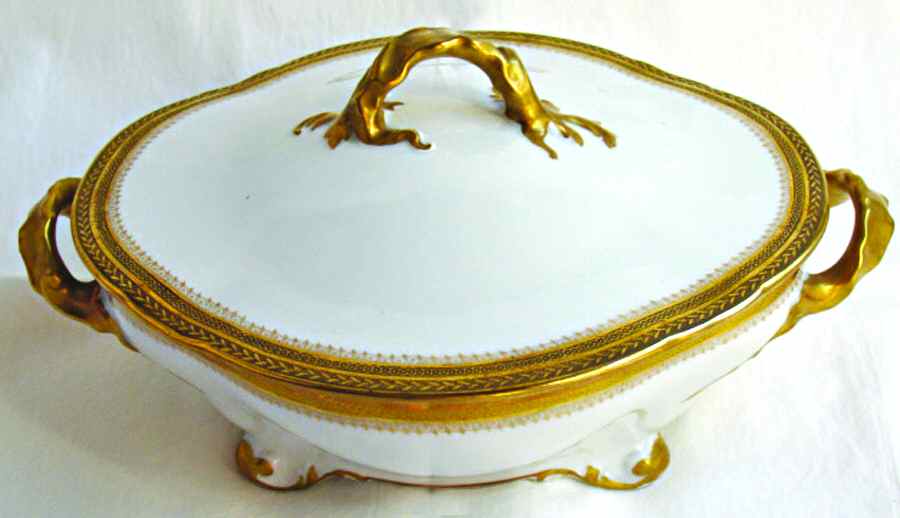 GUE455 Oval Covered Vegetable by WM Guerin-1