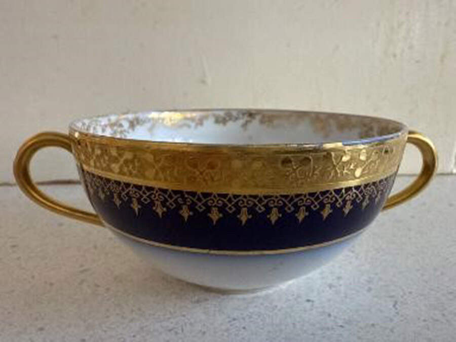 GUE456 Flat Bouillon Cup by WM Guerin-1