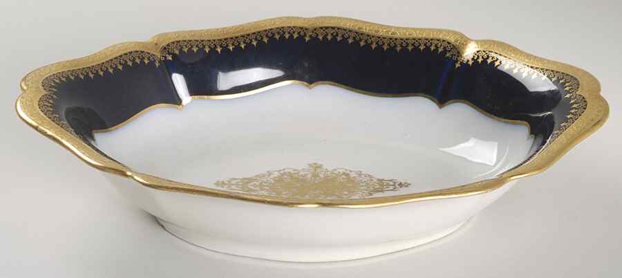 GUE456 10" Oval Vegetable Bowl by WM Guerin-1