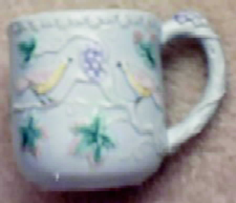 Birds & Grapes Mug by Georg Schmider-1