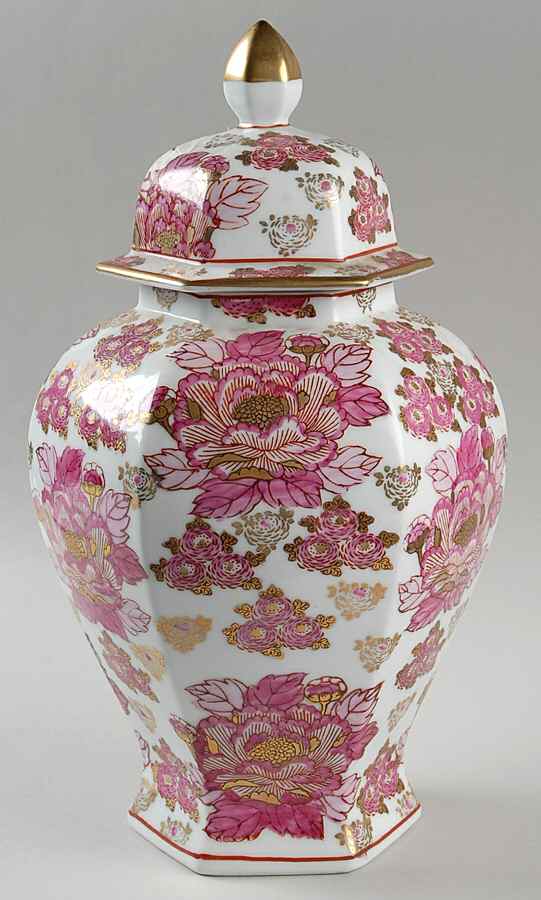 GIM8 12" Urn with Lid by Gold Imari-1