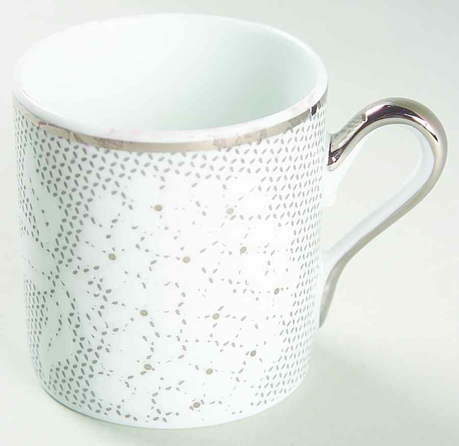 Silver Flat Demitasse Cup by Ginori 1735-1