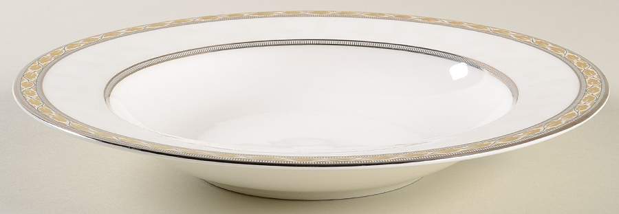 Aurora Large Rim Soup Bowl by Ginori 1735-1