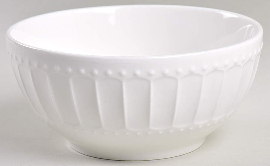 Regalia White Soup/Cereal Bowl by Gibson Designs-1