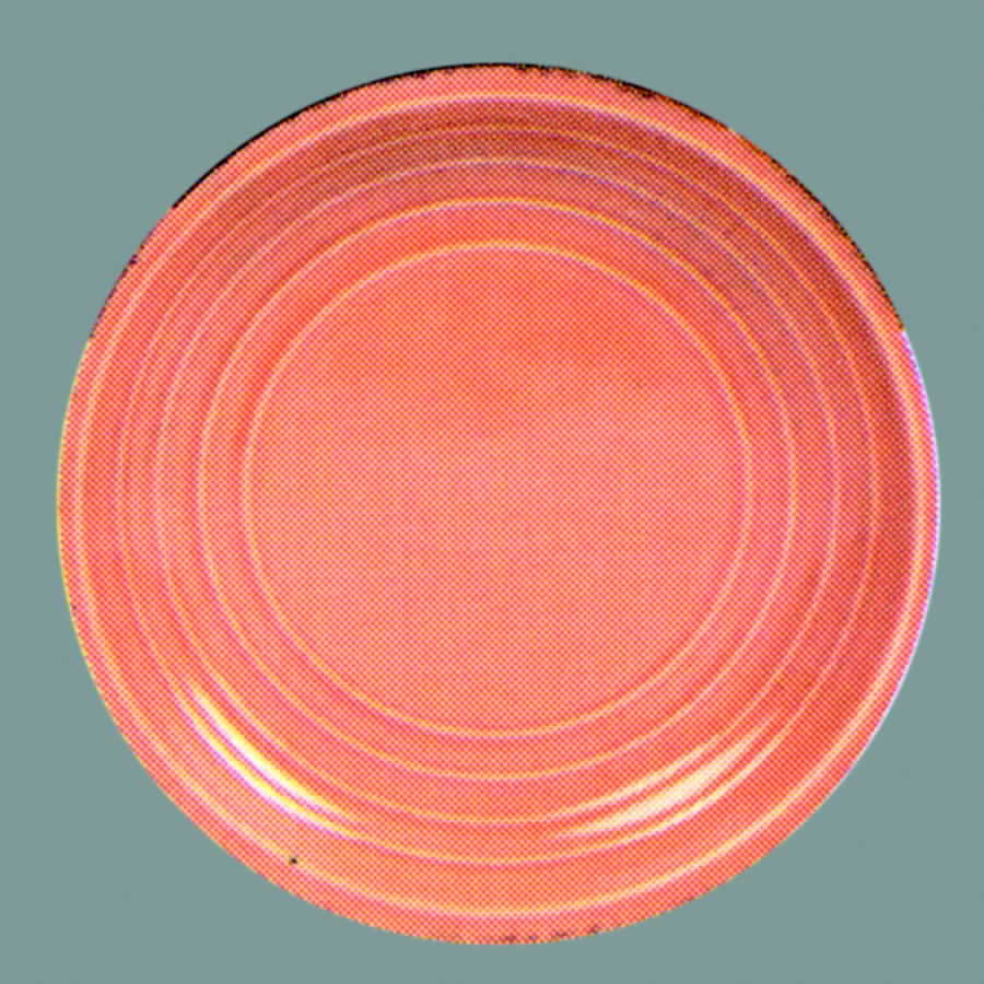 Solid Color Saffron (Yellow) Dinner Plate by Gibson Designs-1