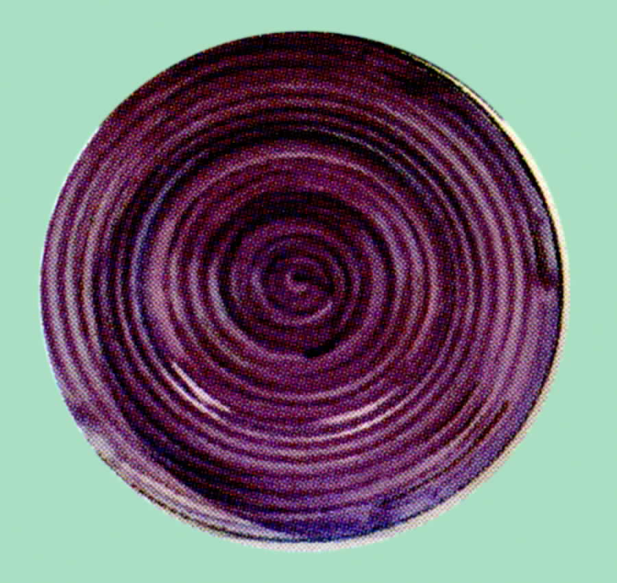 Urban Cowbow Plum Dinner Plate by Gibson Designs-1