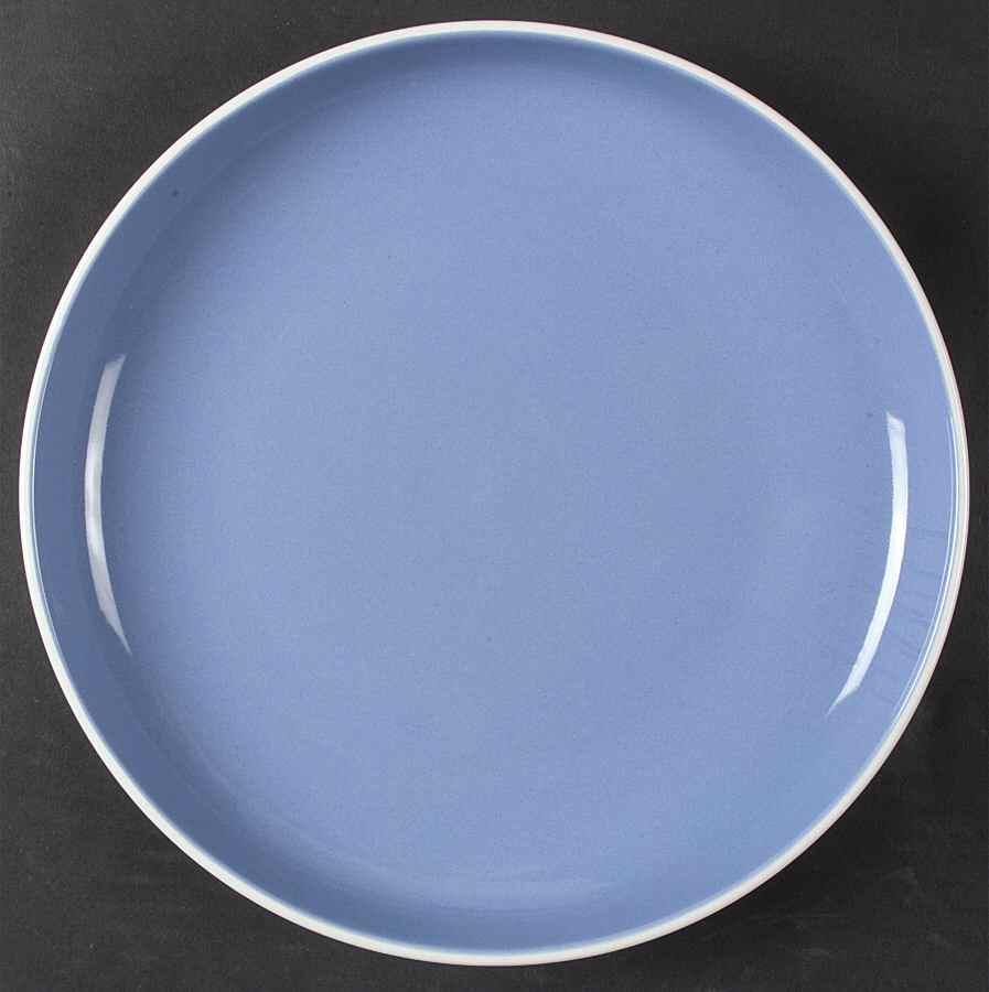 Oasis Periwinkle Blue Dinner Plate by Gibson Designs-1