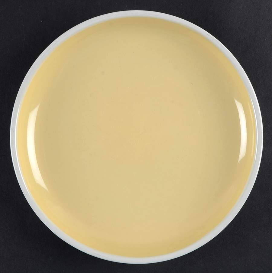 Oasis Yellow Salad Plate by Gibson Designs-1