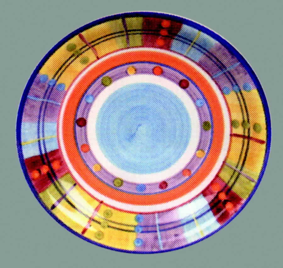 Musical Chairs Dinner Plate by Gibson Designs-1