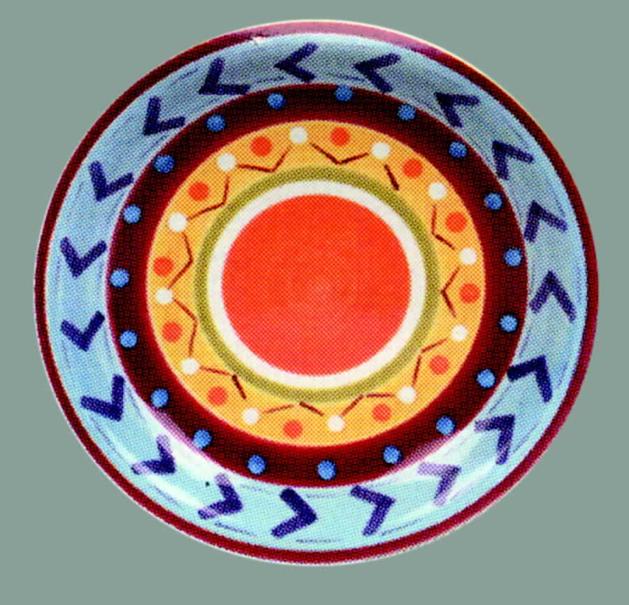 Red Rover Dinner Plate by Gibson Designs-1