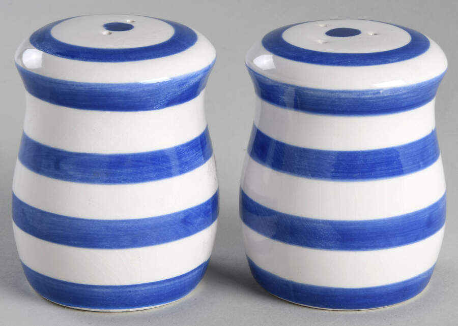 Cabana Marine Blue Salt & Pepper Set by Gibson Designs-1