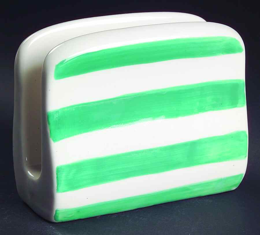 Cabana Sea Green Napkin Holder by Gibson Designs-1