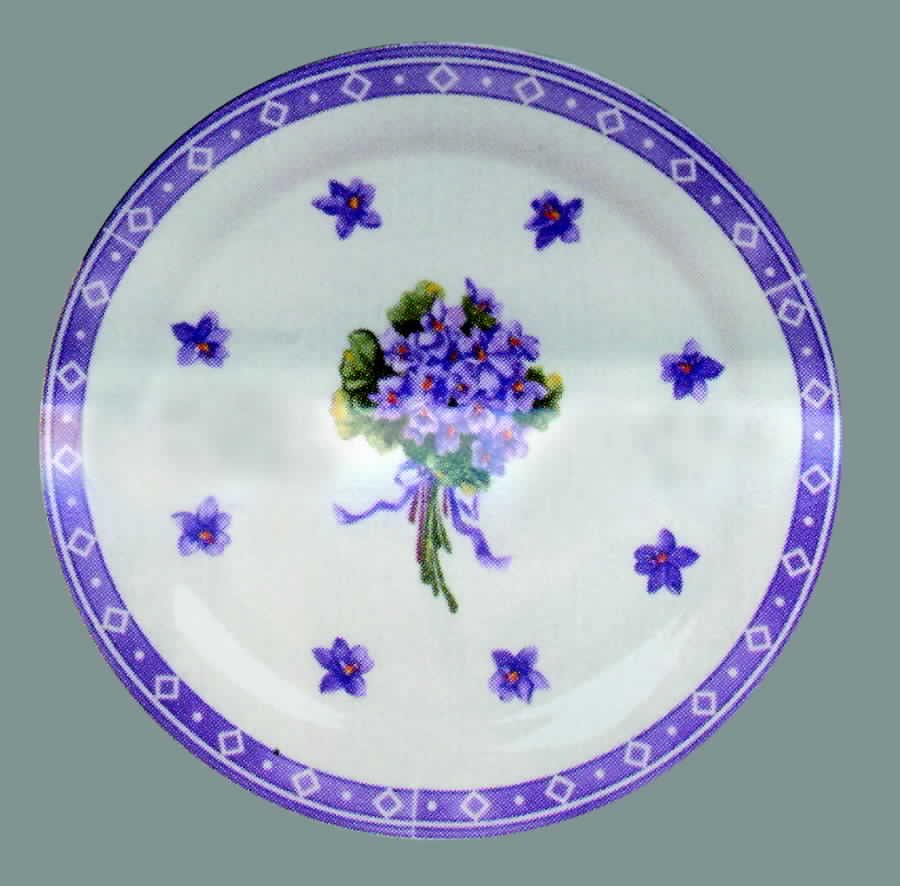 Lilac Bouquet Dinner Plate by Gibson Designs-1
