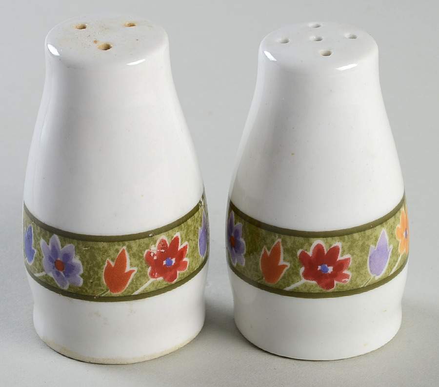 Rebecca's Garden Salt & Pepper Set by Gibson Designs-1