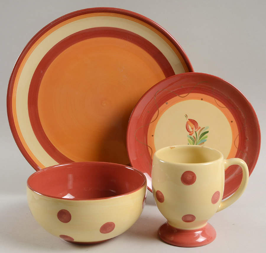 Siena 4 Piece Place Setting by Gail Pittman-1