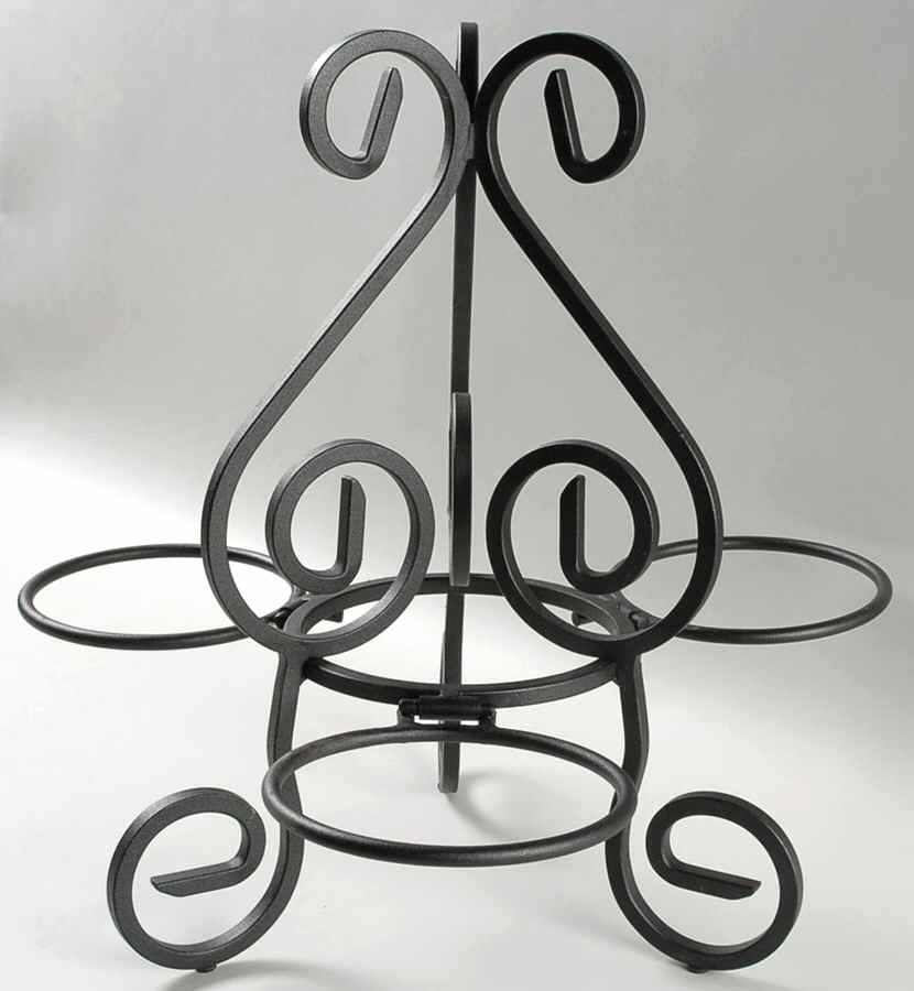 Siena 3 Herb Pots, Metal Holder Only by Gail Pittman-1