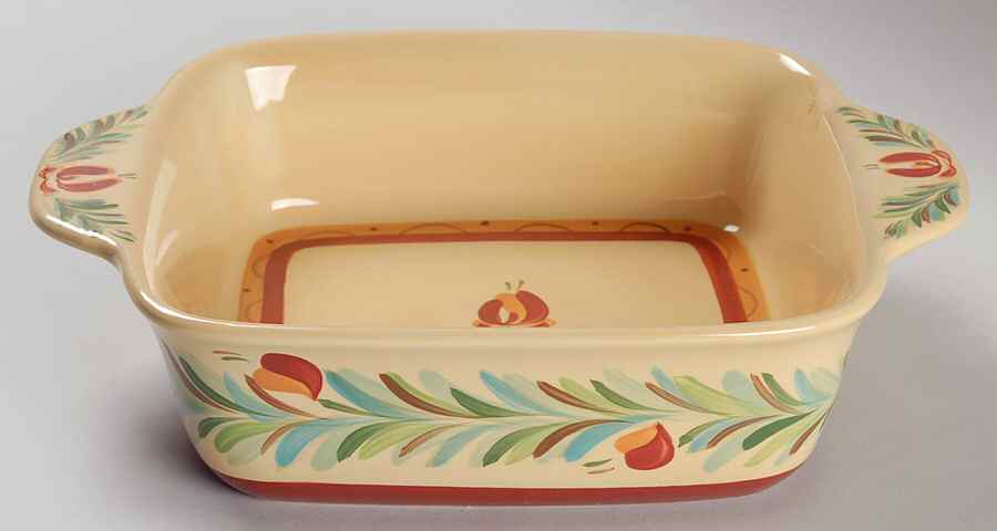 Siena 8" Square Baker by Gail Pittman-1