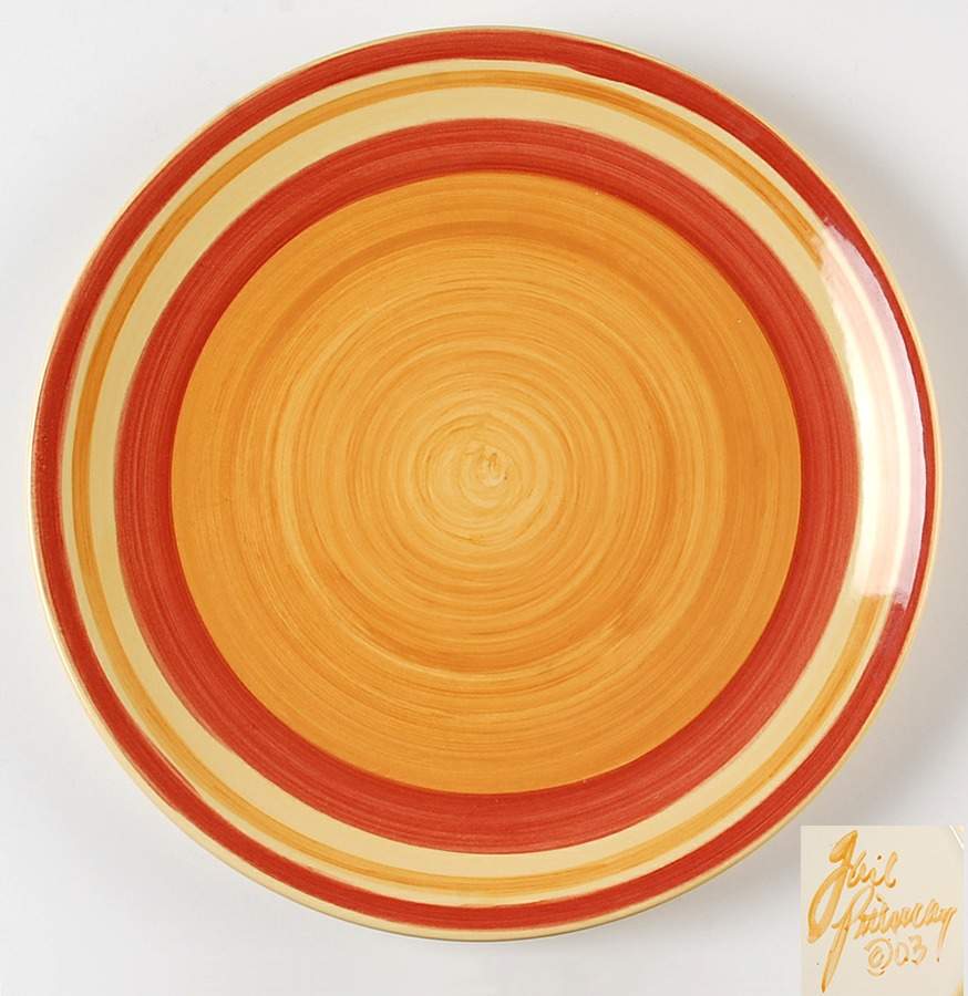 Siena Dinner Plate by Gail Pittman-1