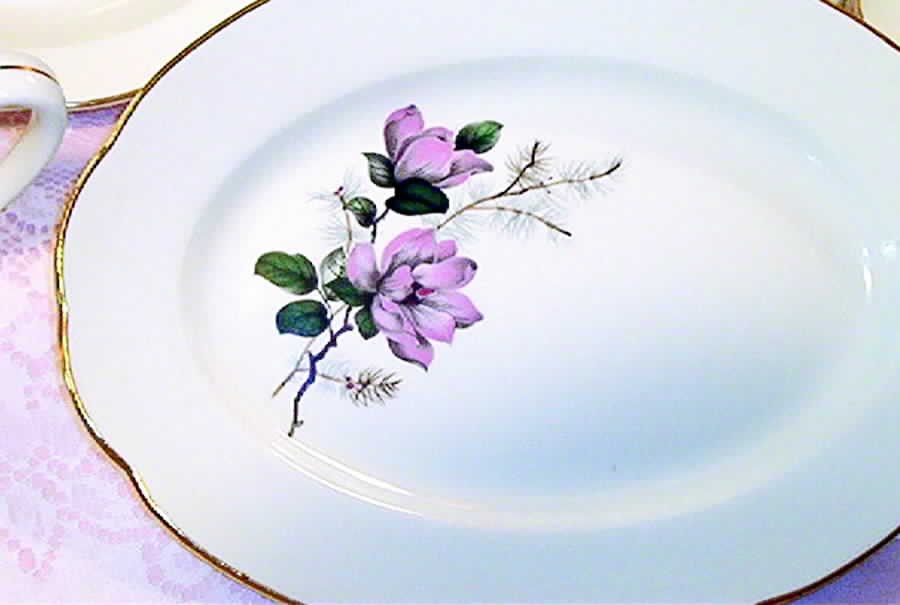 GIE16 14" Oval Serving Platter by Faiencerie De Gien-1