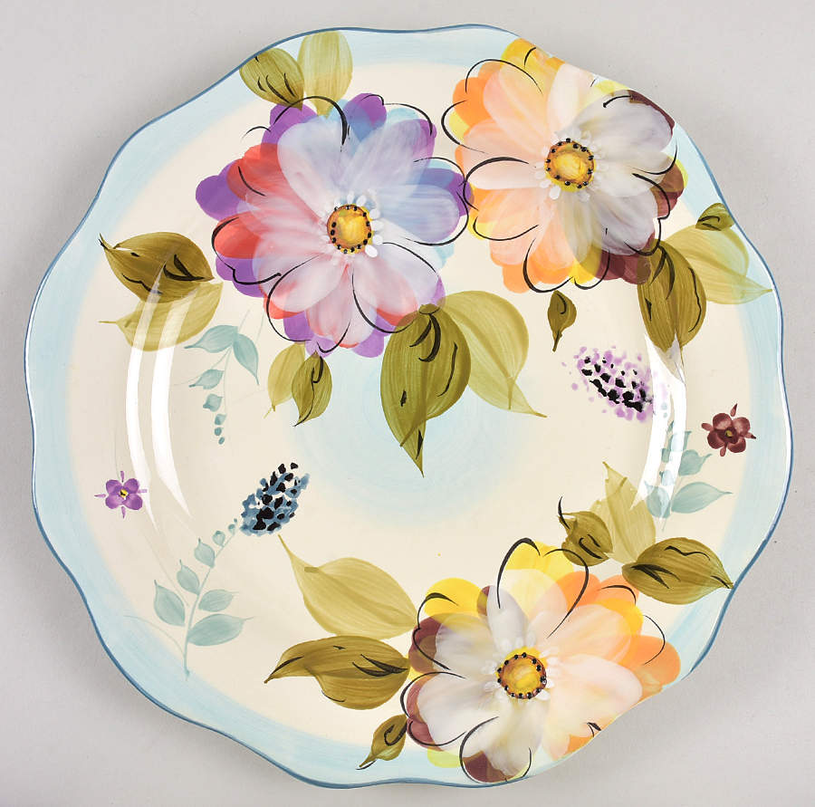 Crazy Daisies Dinner Plate by Gibson Designs-1
