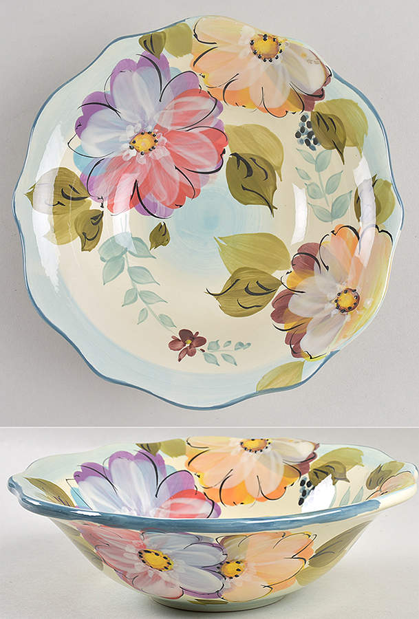 Crazy Daisies Soup/Cereal Bowl by Gibson Designs-1