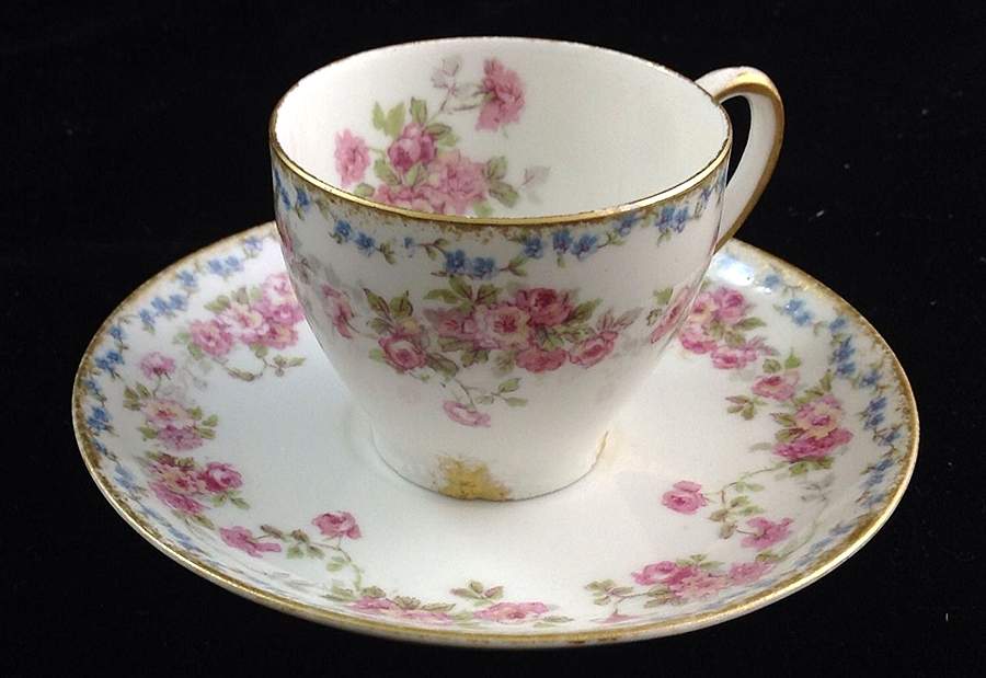 GDA255 Flat Demitasse Cup & Saucer Set by Gerard, Dufraisseix & Abbot-1