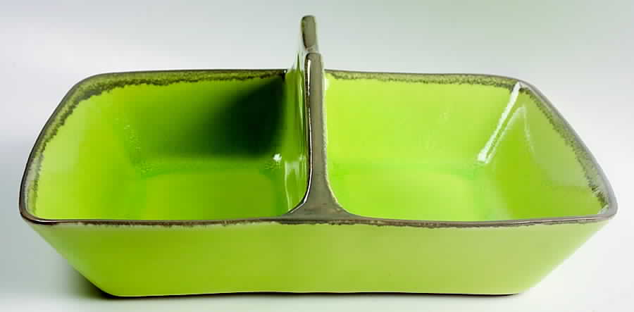 GAB4 (Square) Rectangular Divided Vegetable Bowl by Gabriel-1