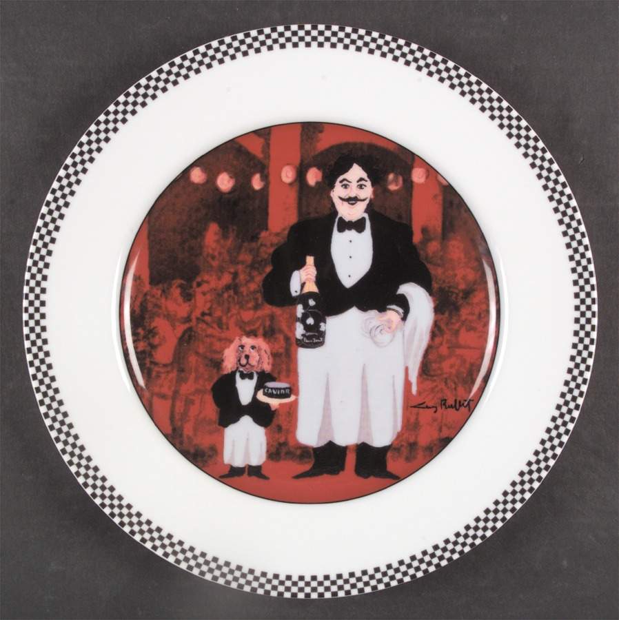 Les Garcons Dinner Plate by Guy Buffet-1